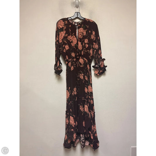 Dress Casual Maxi By H&m In Floral Print, Size: Xs