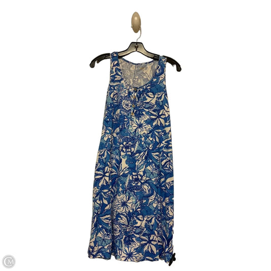 Dress Designer By Lilly Pulitzer In Blue & White, Size: Xs