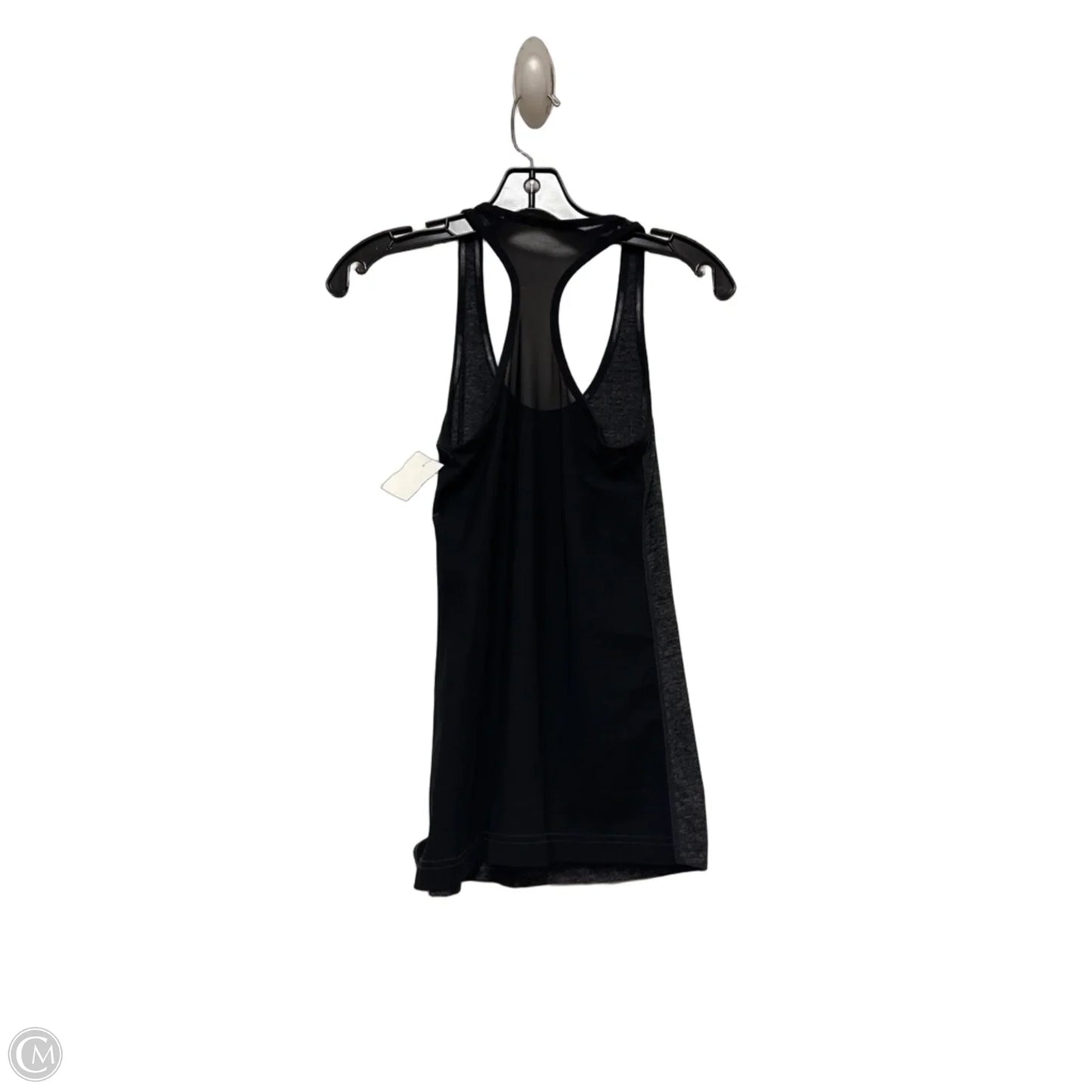 Athletic Tank Top By Lululemon In Black & Grey, Size: S