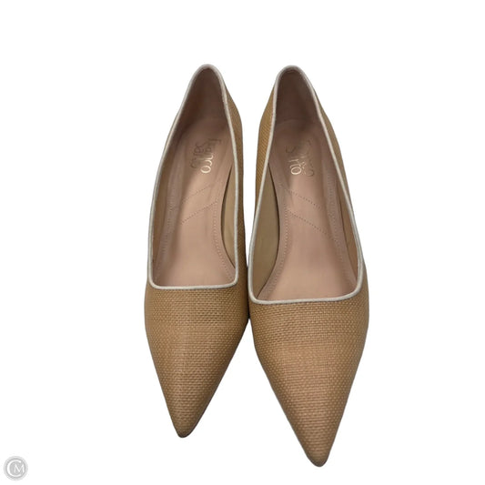 Shoes Heels Kitten By Franco Sarto In Tan, Size: 8.5