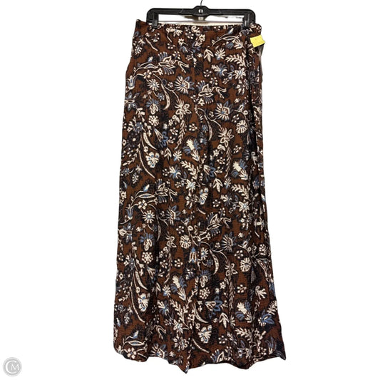 Pants Wide Leg By Ab Studio In Floral Print, Size: 12