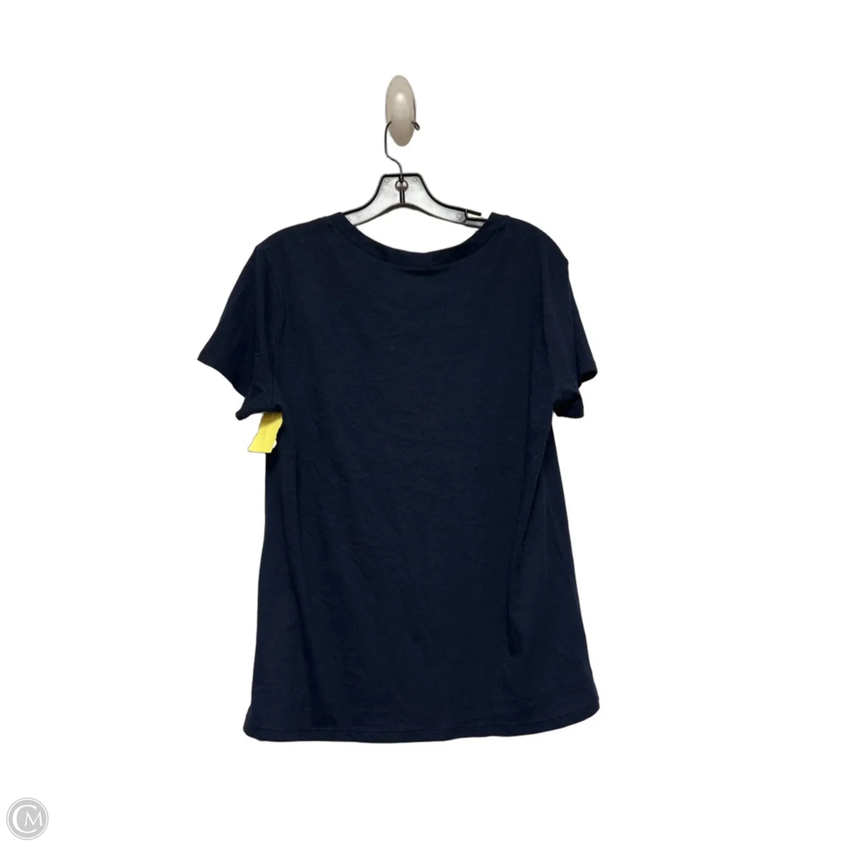 Top Short Sleeve Basic By Loft In Blue, Size: L