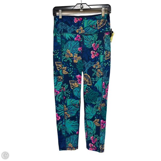 Pants Designer By Lilly Pulitzer In Blue & Green, Size: M