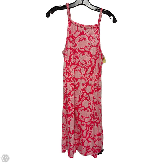 Dress Designer By Lilly Pulitzer In Pink & Red, Size: S