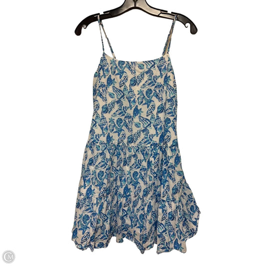 Dress Designer By Lilly Pulitzer In Blue & White, Size: S