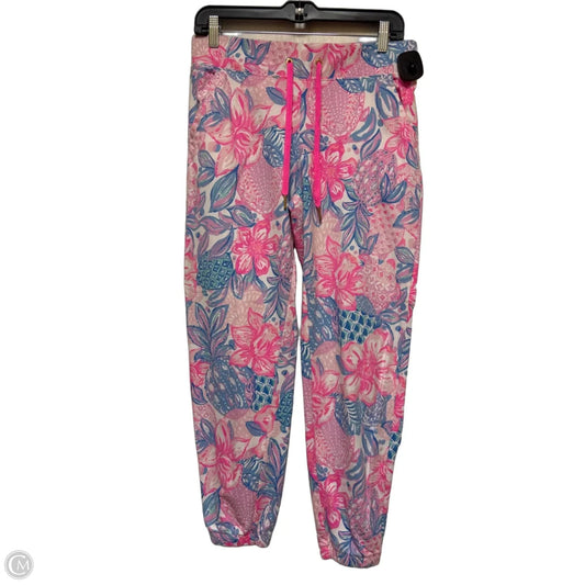 Pants Designer By Lilly Pulitzer In Floral Print, Size: M