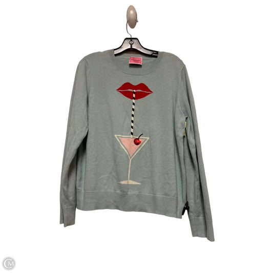 Sweater Designer By Kate Spade In Blue, Size: Xl