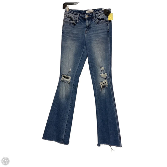 Jeans Flared By Flying Monkey In Blue Denim, Size: 4