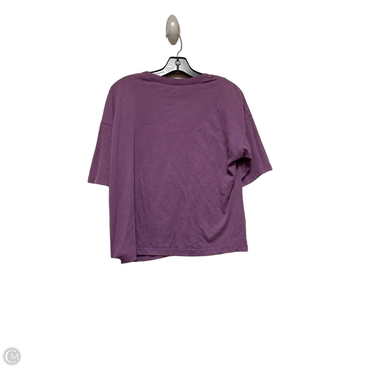 Top Short Sleeve Basic By Disney In Purple, Size: M