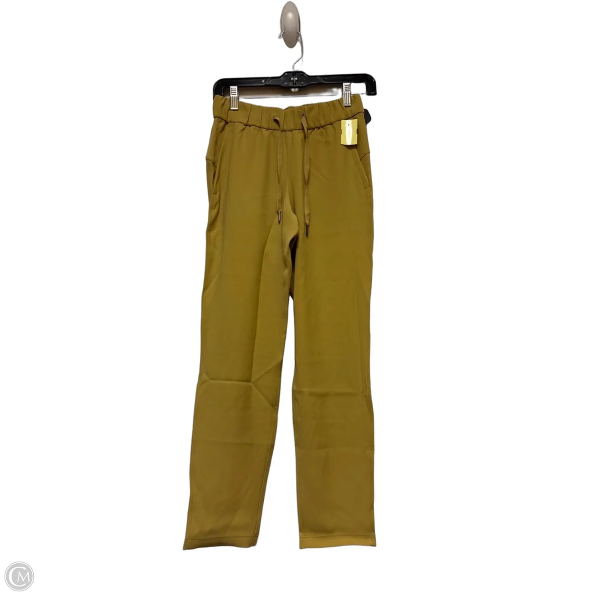 Athletic Pants By Lululemon In Yellow, Size: 2