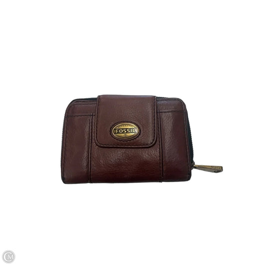 Wallet By Fossil, Size: Medium