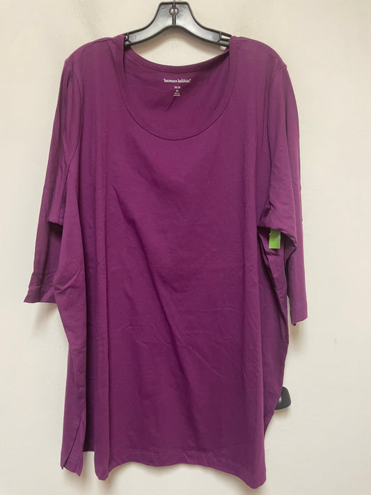 Top Short Sleeve Basic By Woman Within  Size: 2x