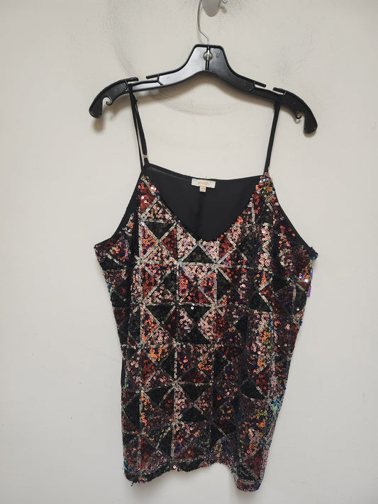 Top Sleeveless By Peach In Multi-colored, Size: 2x