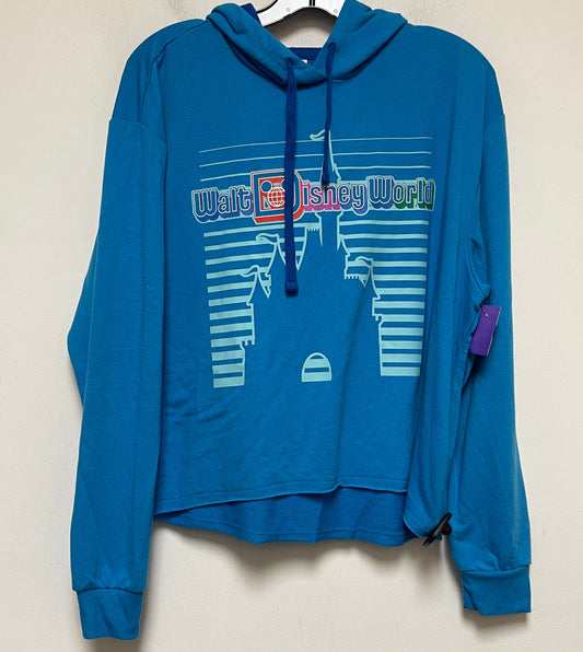 Blue Sweatshirt Hoodie Disney Store, Size L