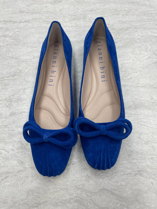 Blue Shoes Flats Gianni Bini, Size 8