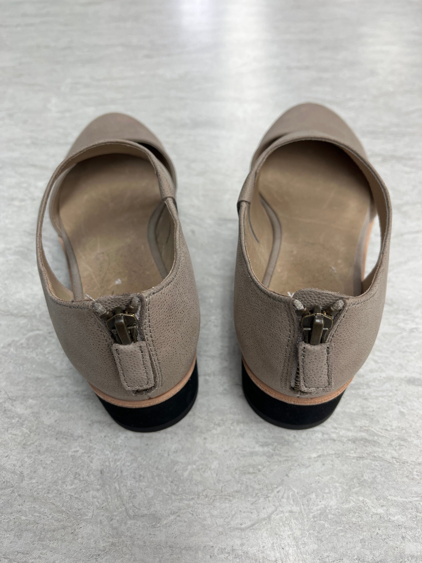 Tan Shoes Heels Wedge Eileen Fisher, Size 7.5