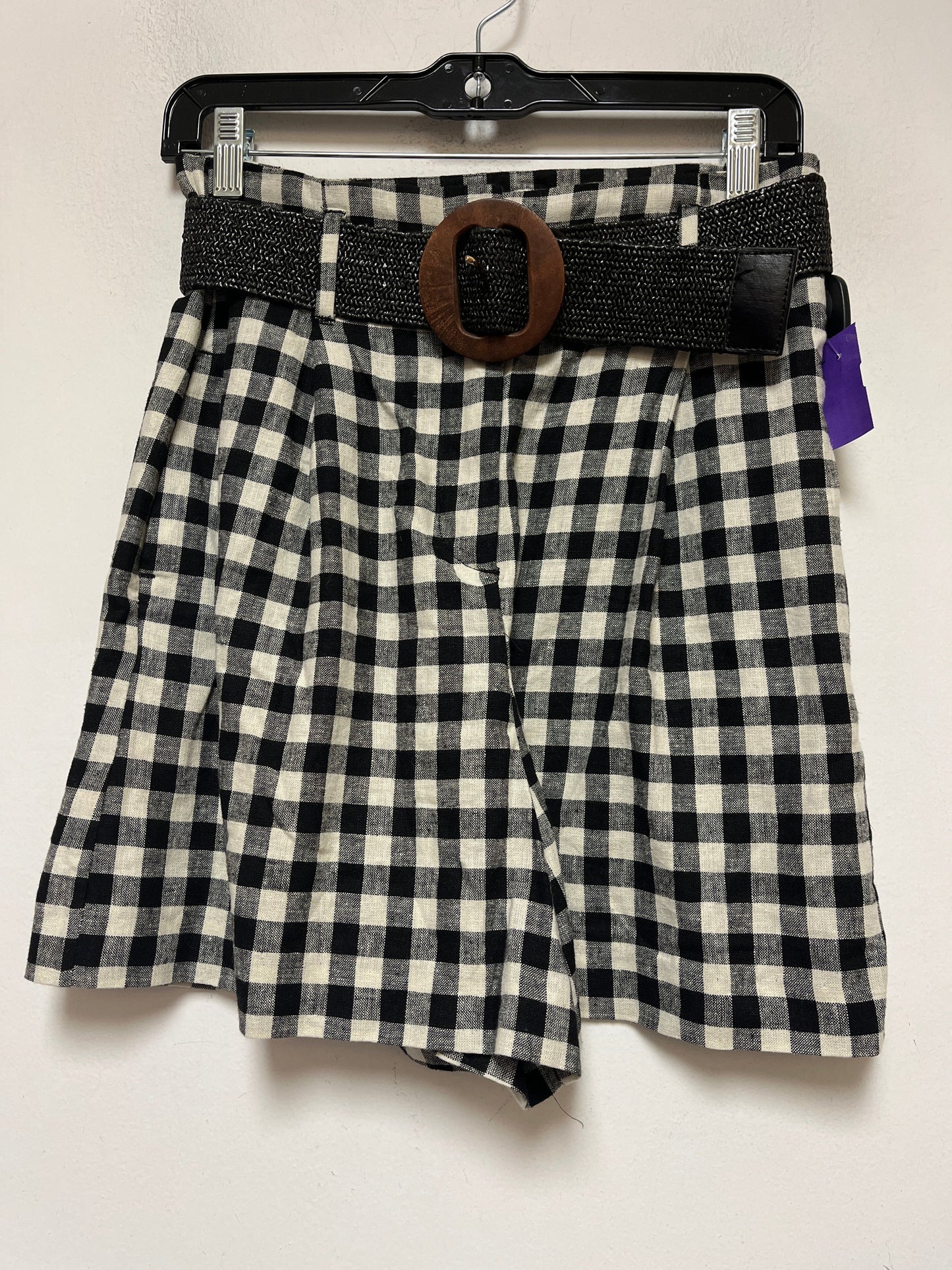 Plaid Pattern Shorts Zara, Size 4