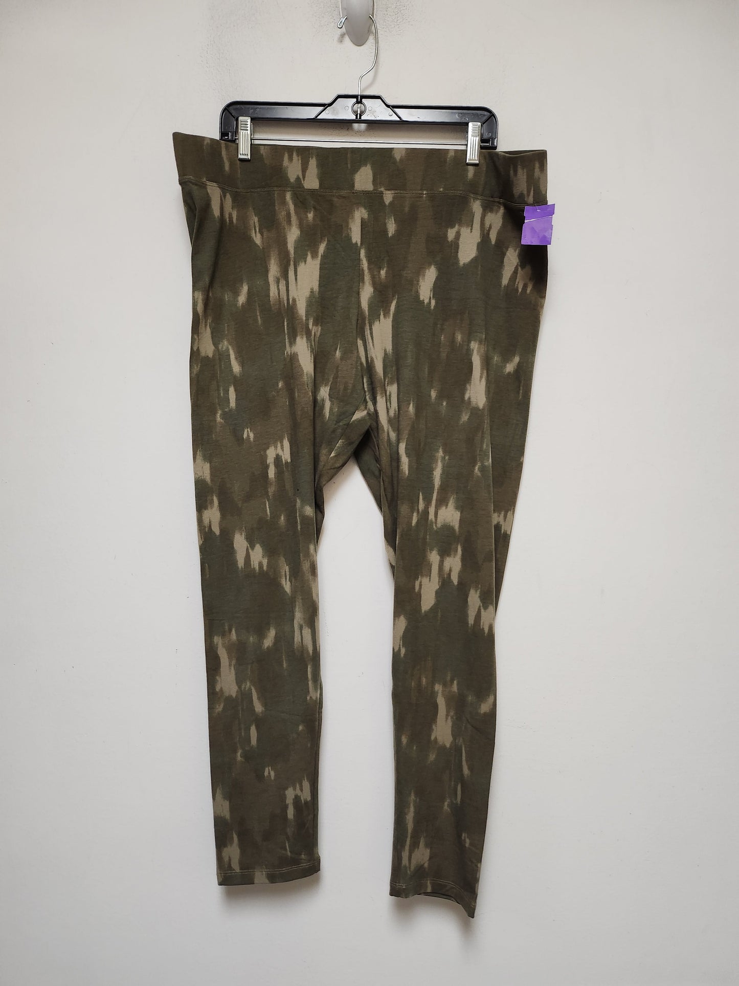 Camouflage Print Pants Leggings Sonoma, Size 18