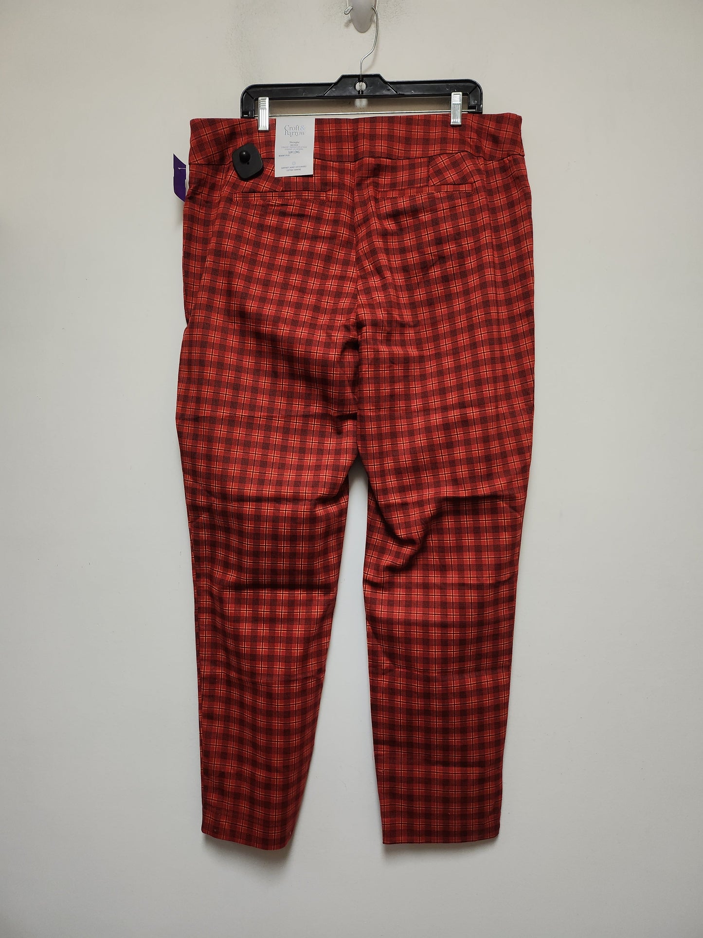 Plaid Pattern Pants Other Croft And Barrow, Size 16