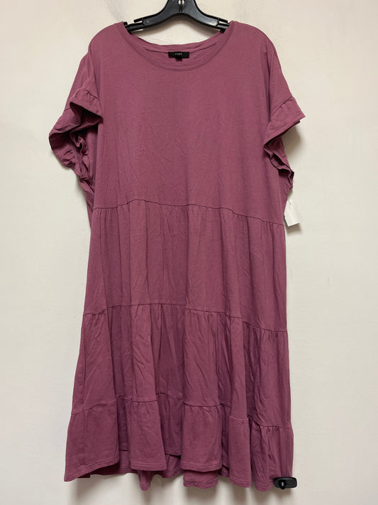 Purple Dress Casual Short J. Crew, Size 2x
