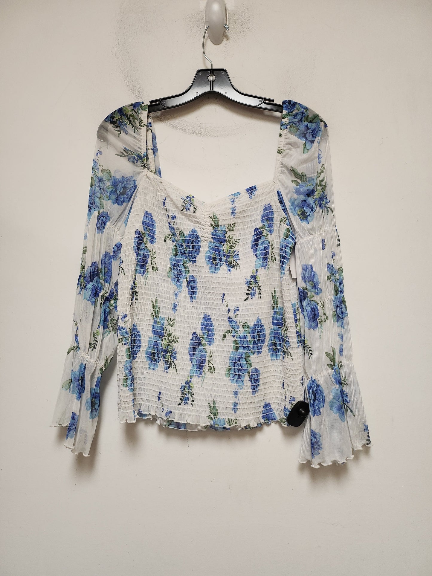 Floral Print Top Long Sleeve Venus, Size L