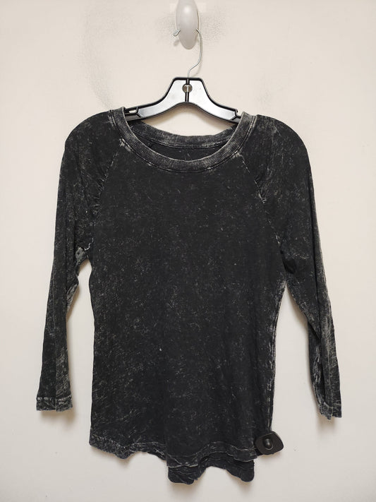 Top Long Sleeve Basic By Pilcro In Black, Size: Xs