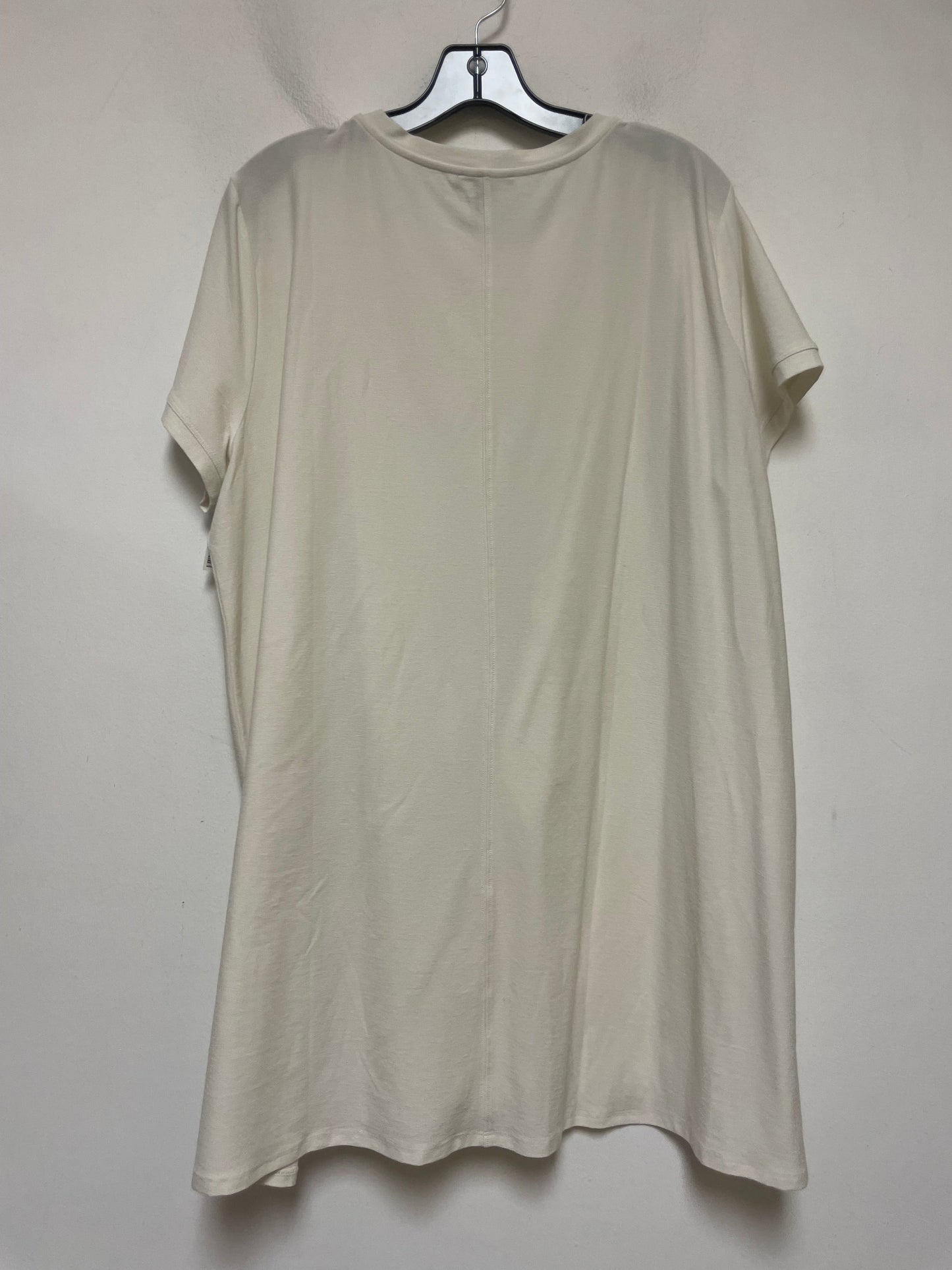 Athletic Dress By Eileen Fisher In Cream, Size: 2x