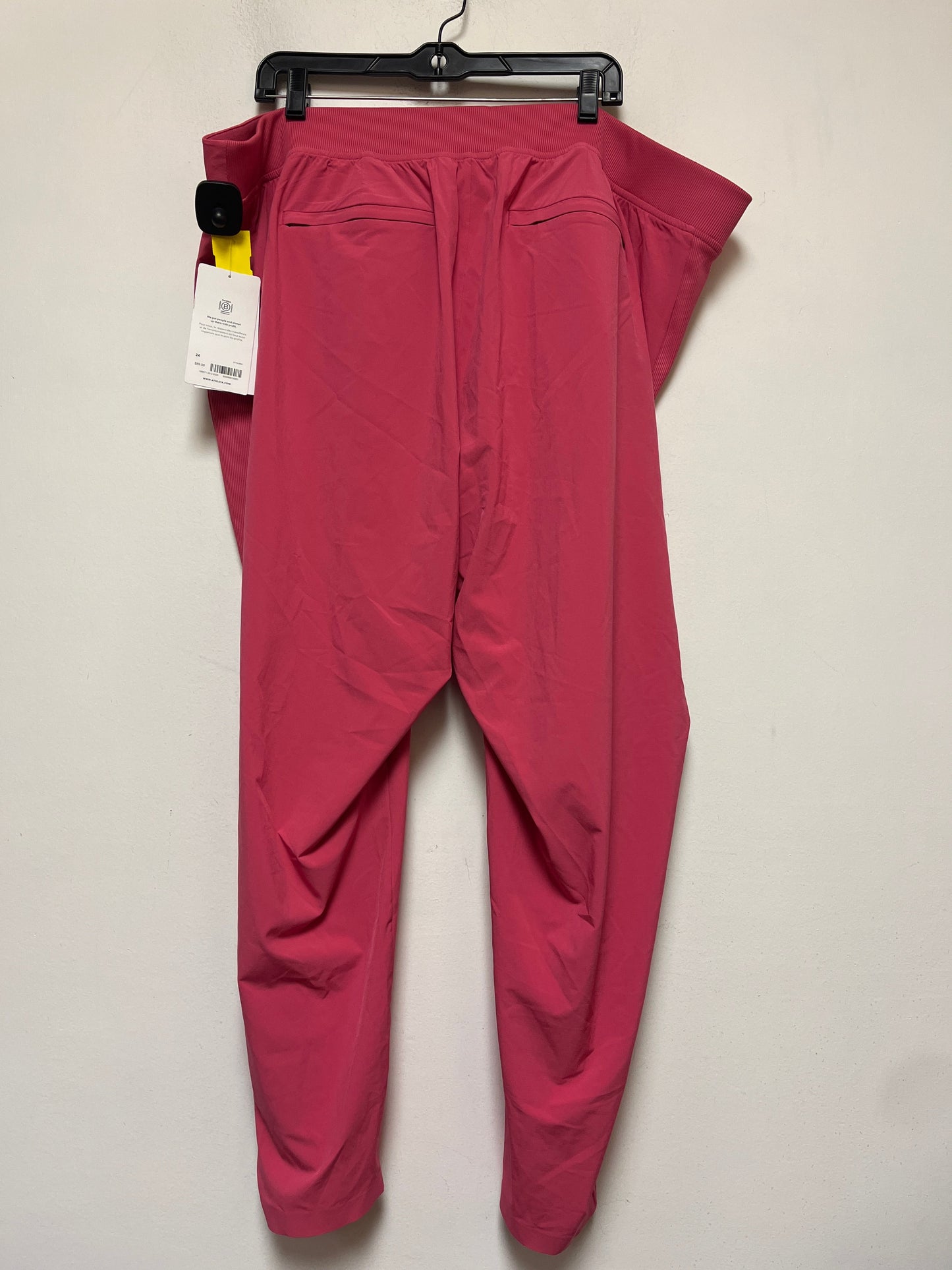 Athletic Pants By Athleta In Pink, Size: 3x