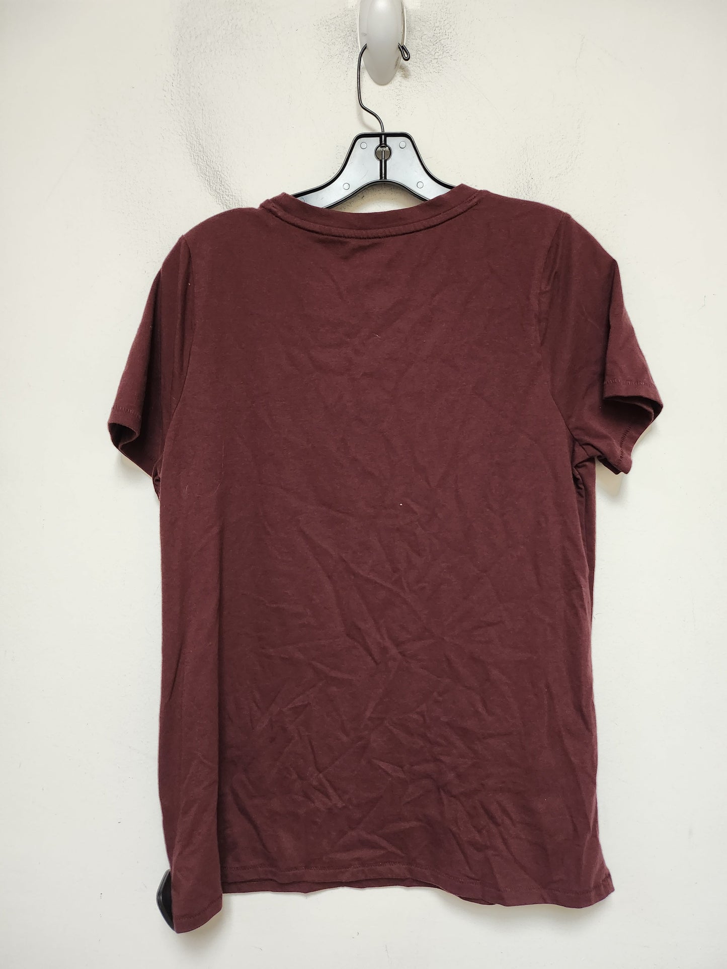 Top Short Sleeve Basic By Sonoma In Red, Size: M