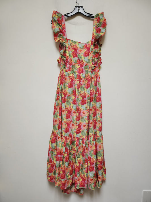 Dress Casual Maxi By Clothes Mentor In Floral Print, Size: Xl