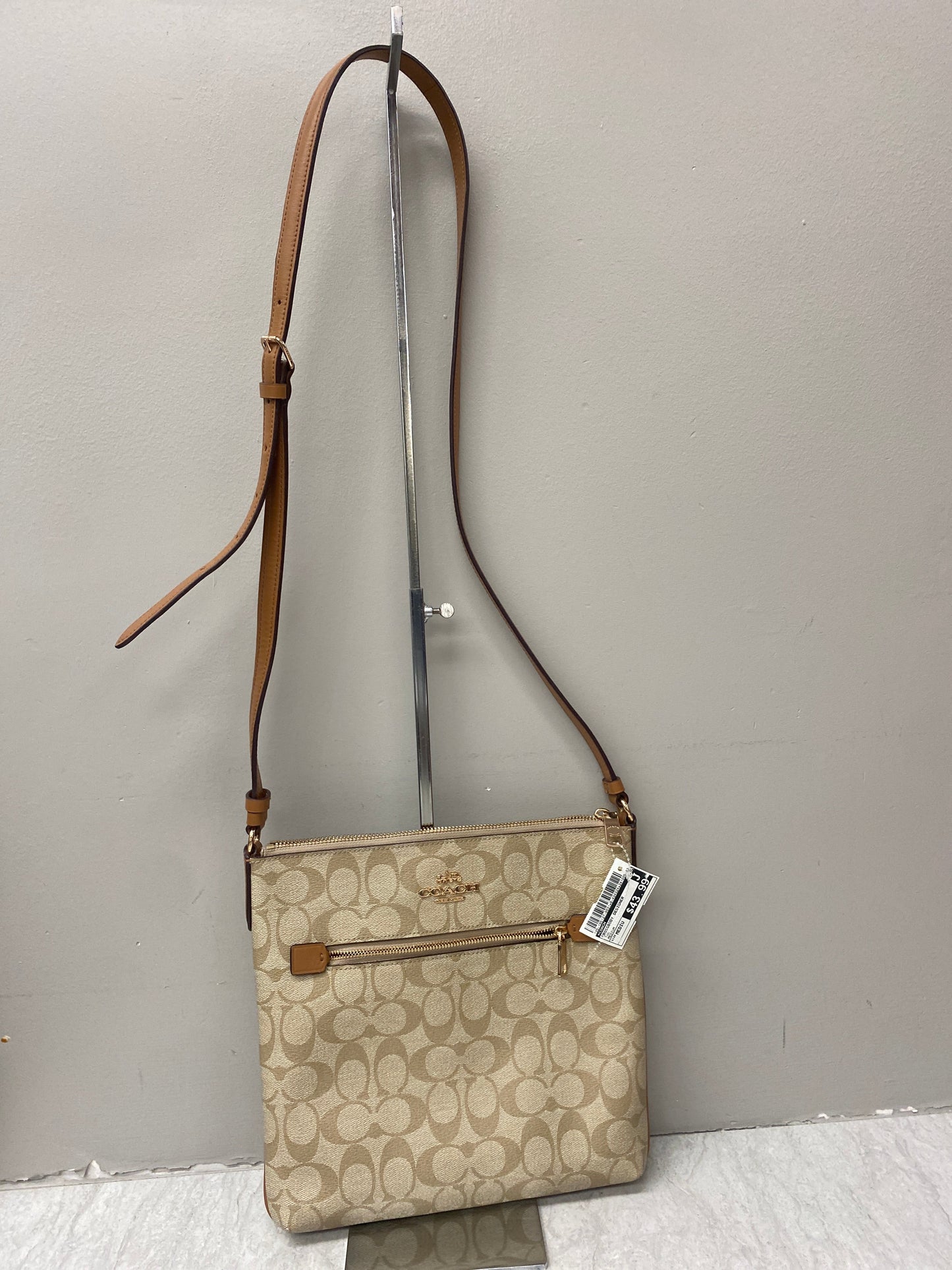 Crossbody Designer By Coach, Size: Medium