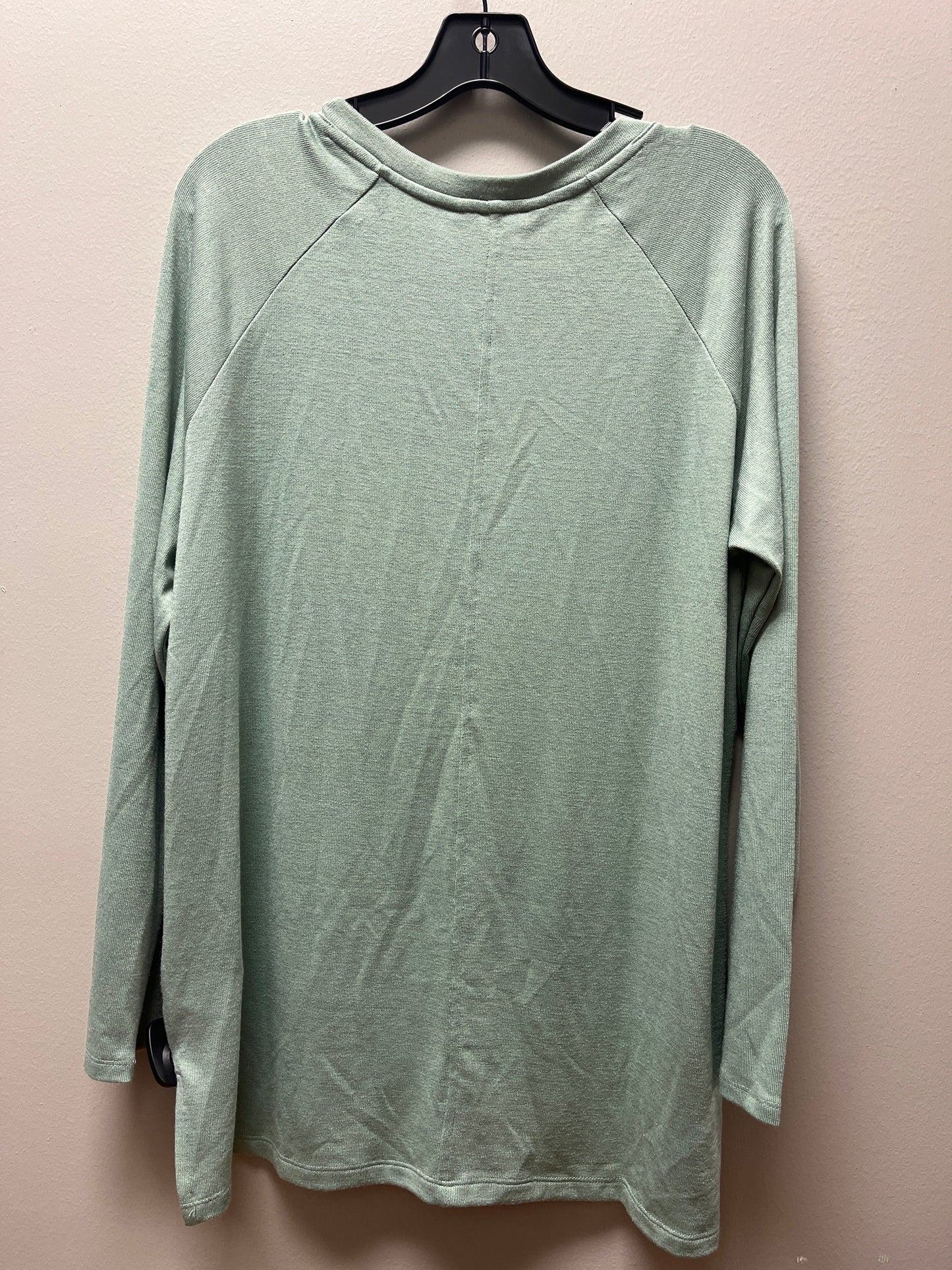 Top Long Sleeve Basic By Banana Republic In Green, Size: L