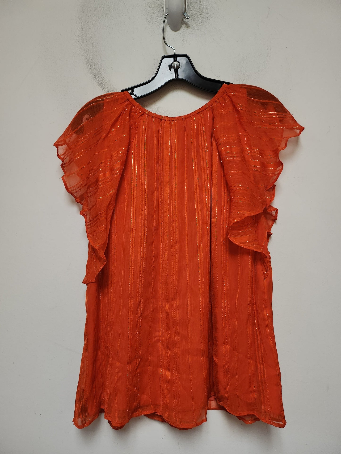 Top Short Sleeve By Ramy Brook In Orange, Size: L