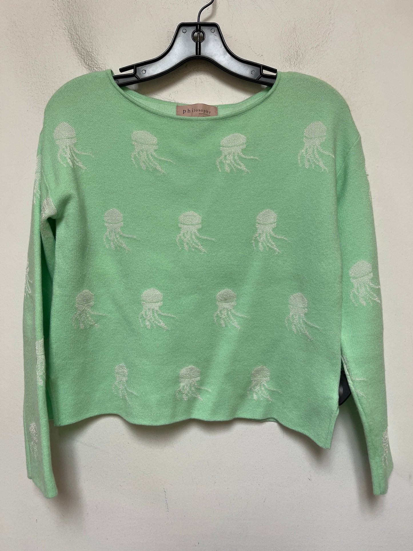 Sweater By Philosophy In Green, Size: Xs