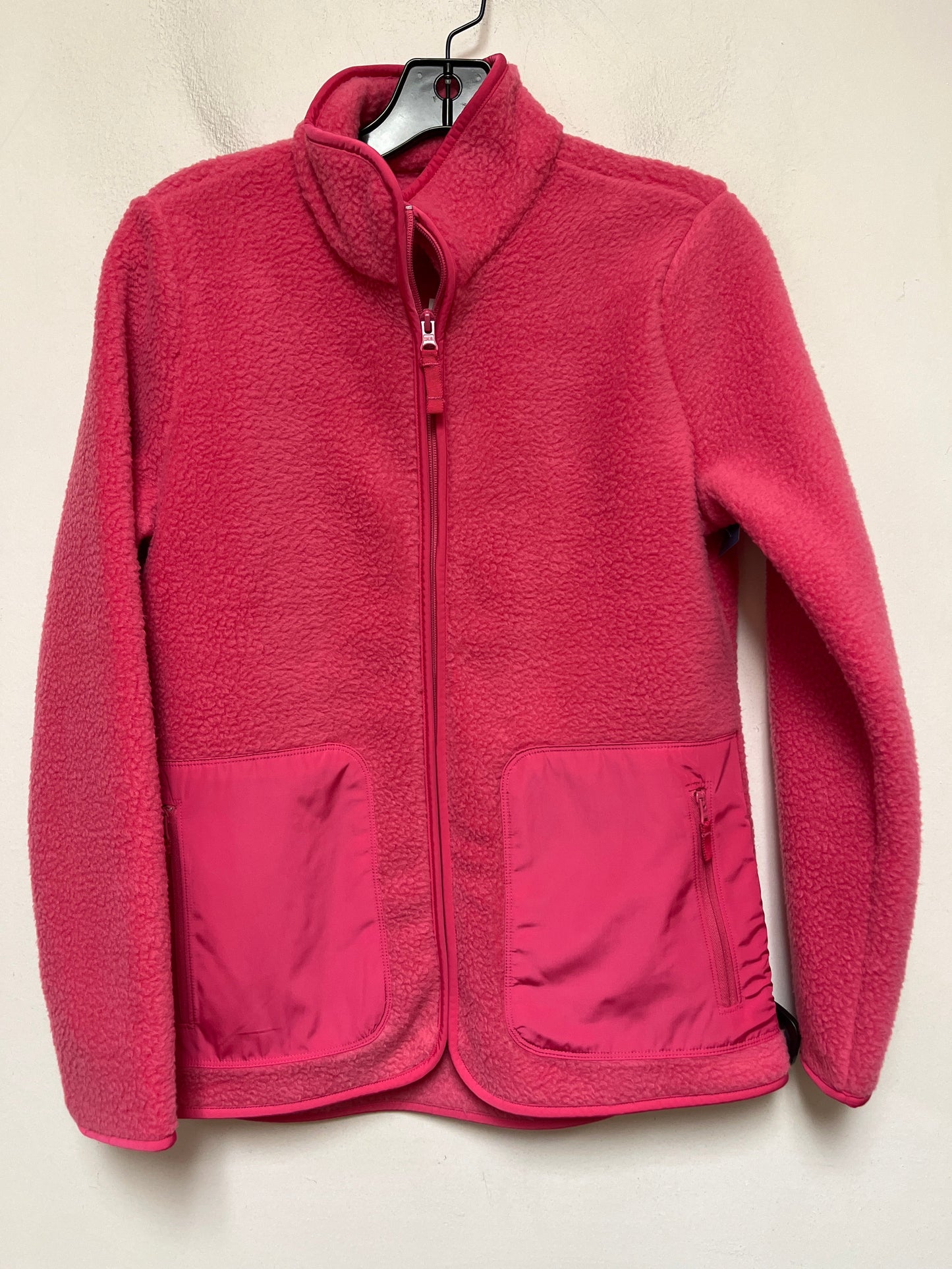 Jacket Fleece By Talbots In Pink, Size: Xs