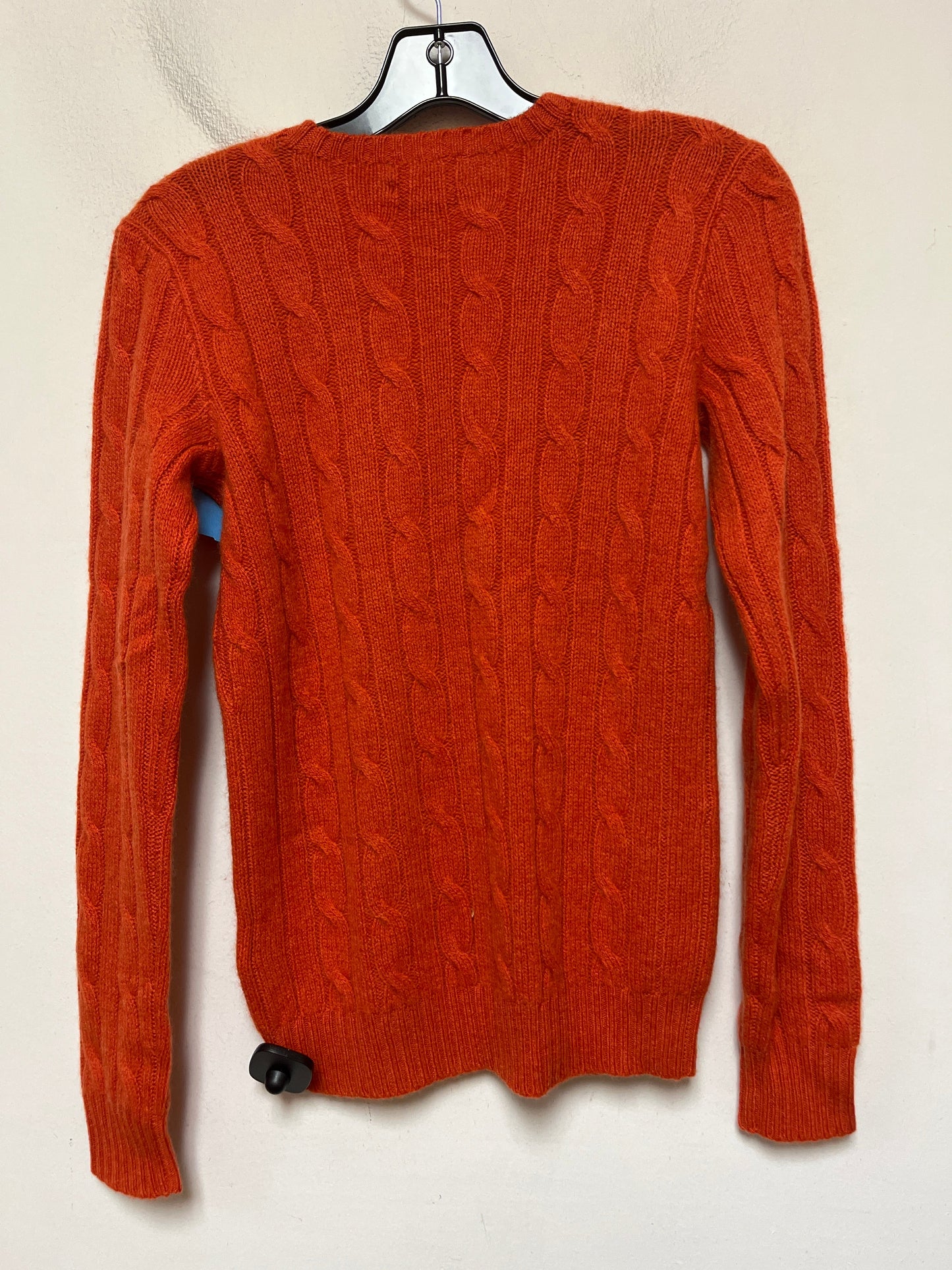 Sweater Cashmere By Polo Ralph Lauren In Orange, Size: Xs