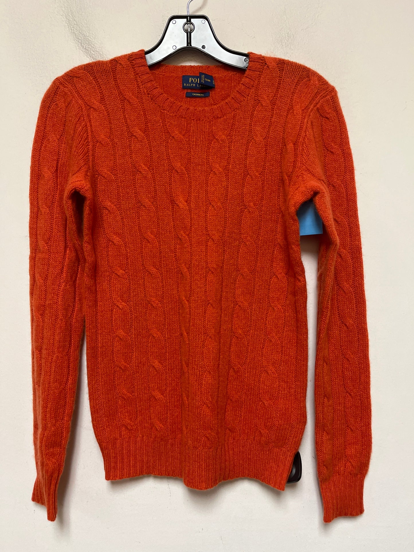 Sweater Cashmere By Polo Ralph Lauren In Orange, Size: Xs