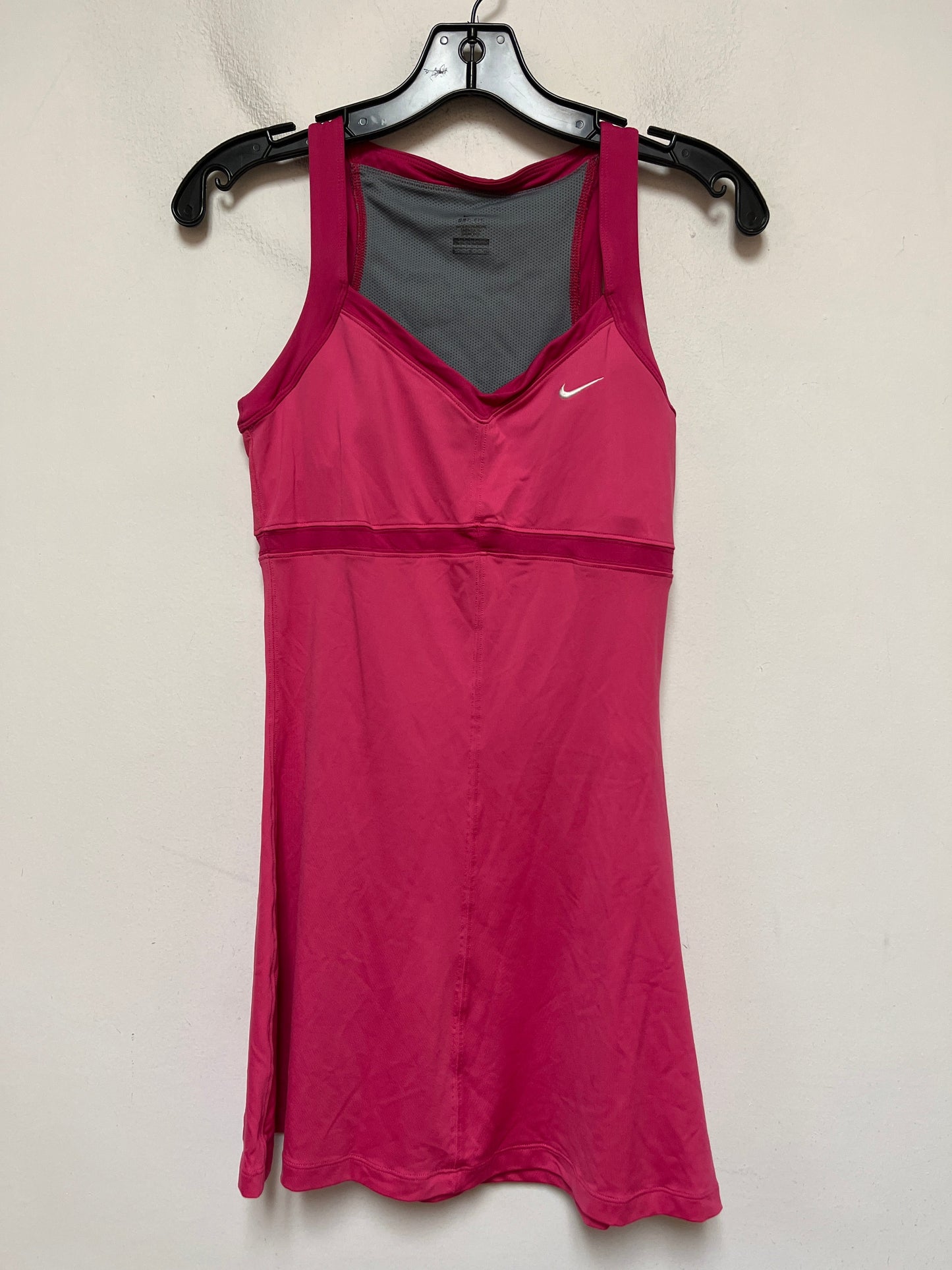 Athletic Dress By Nike In Pink, Size: S