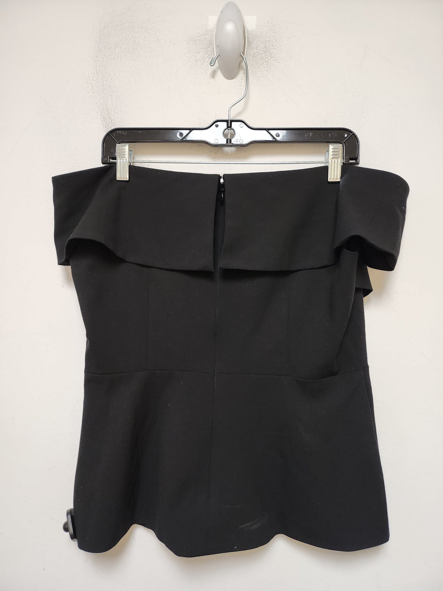 Top Short Sleeve By Loft In Black, Size: M