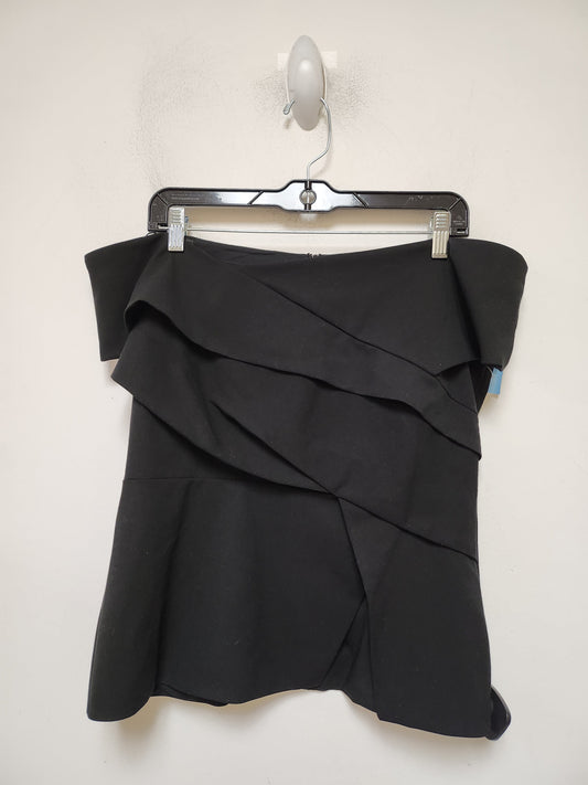 Top Short Sleeve By Loft In Black, Size: M