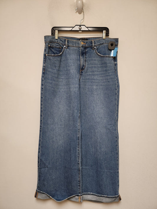 Jeans Straight By Ann Taylor In Blue Denim, Size: 8