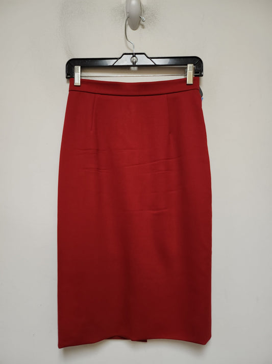 Skirt Luxury Designer By Valentino-garavani In Red, Size: 4