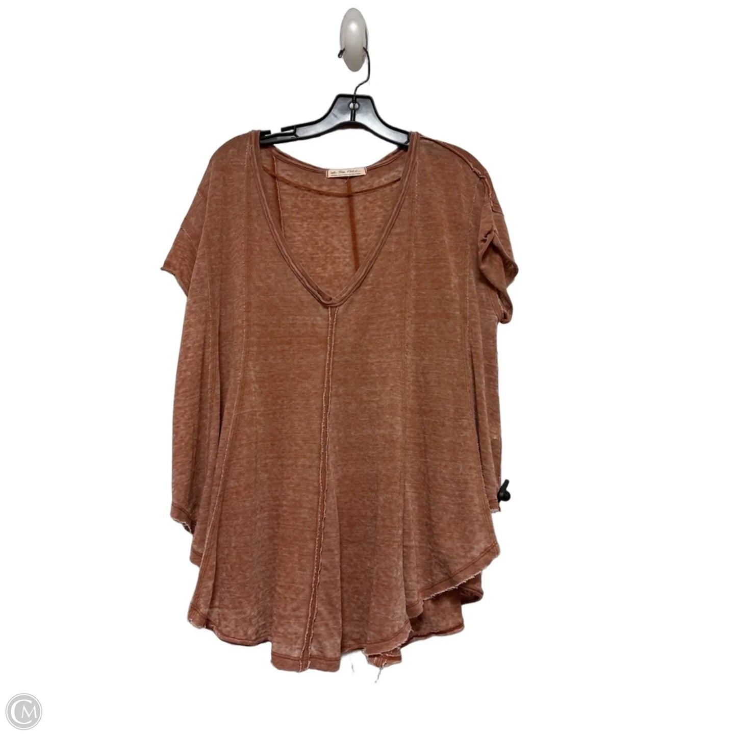 Top Short Sleeve Basic By We The Free In Brown, Size: M