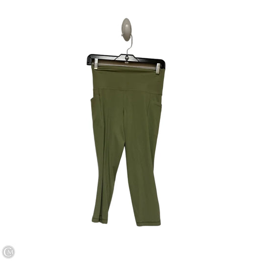 Athletic Leggings Capris By Athleta In Green, Size: S