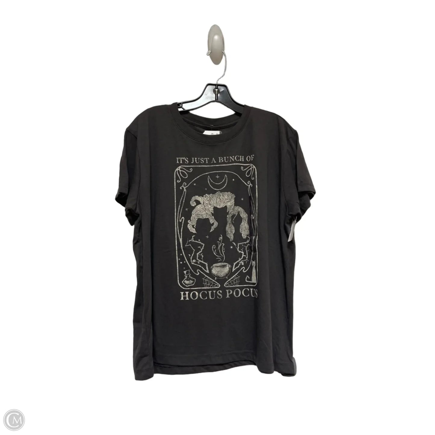 Top Short Sleeve Basic By Disney In Grey, Size: Xl