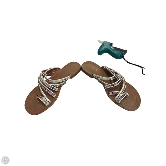 Sandals Flats By Venus In Multi-colored, Size: 8