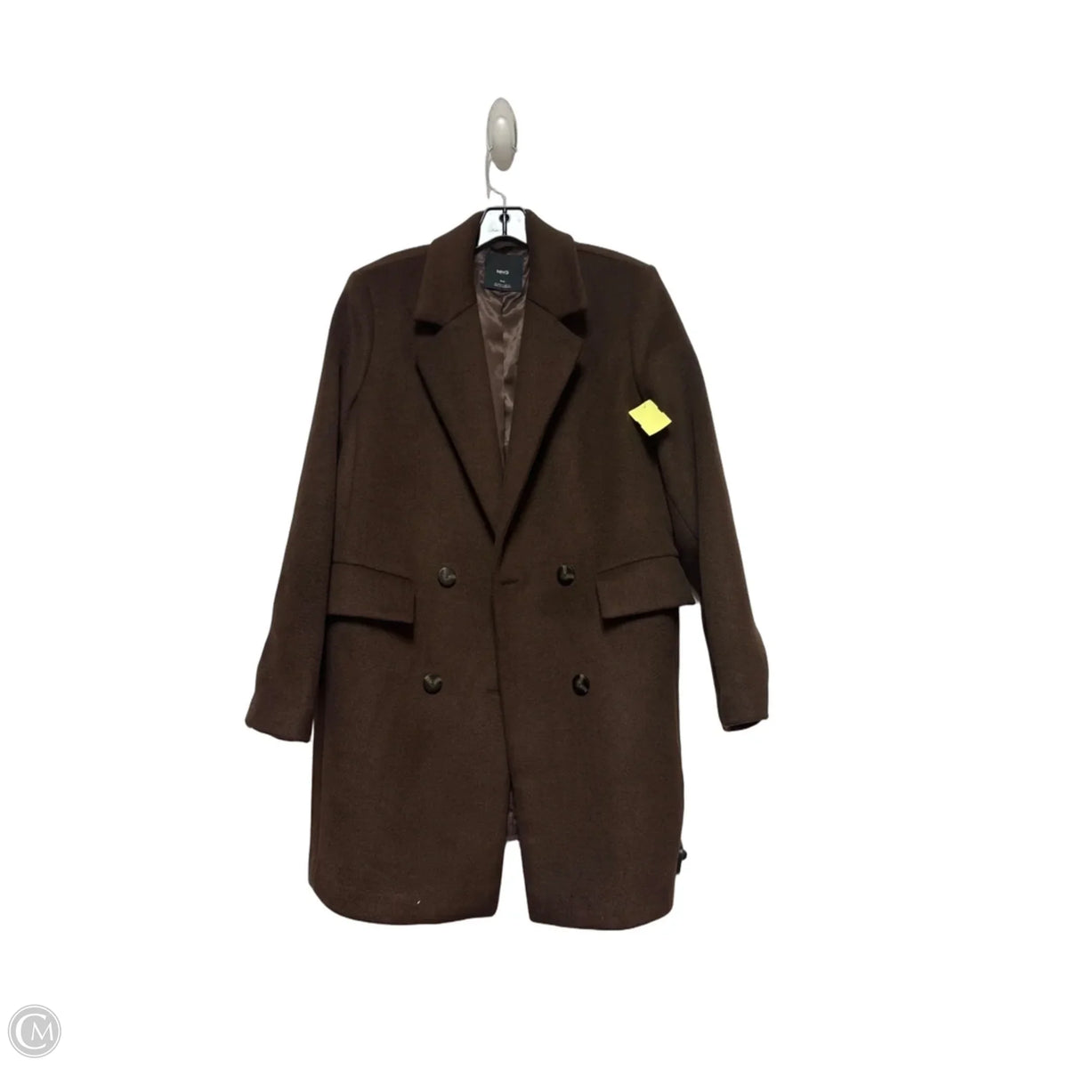 Coat Wool By Mng In Brown, Size: L