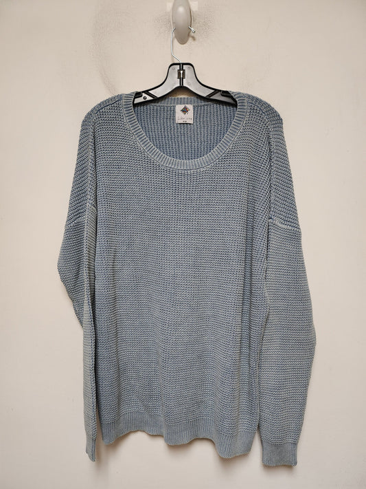 Sweater By Clothes Mentor In Blue, Size: L