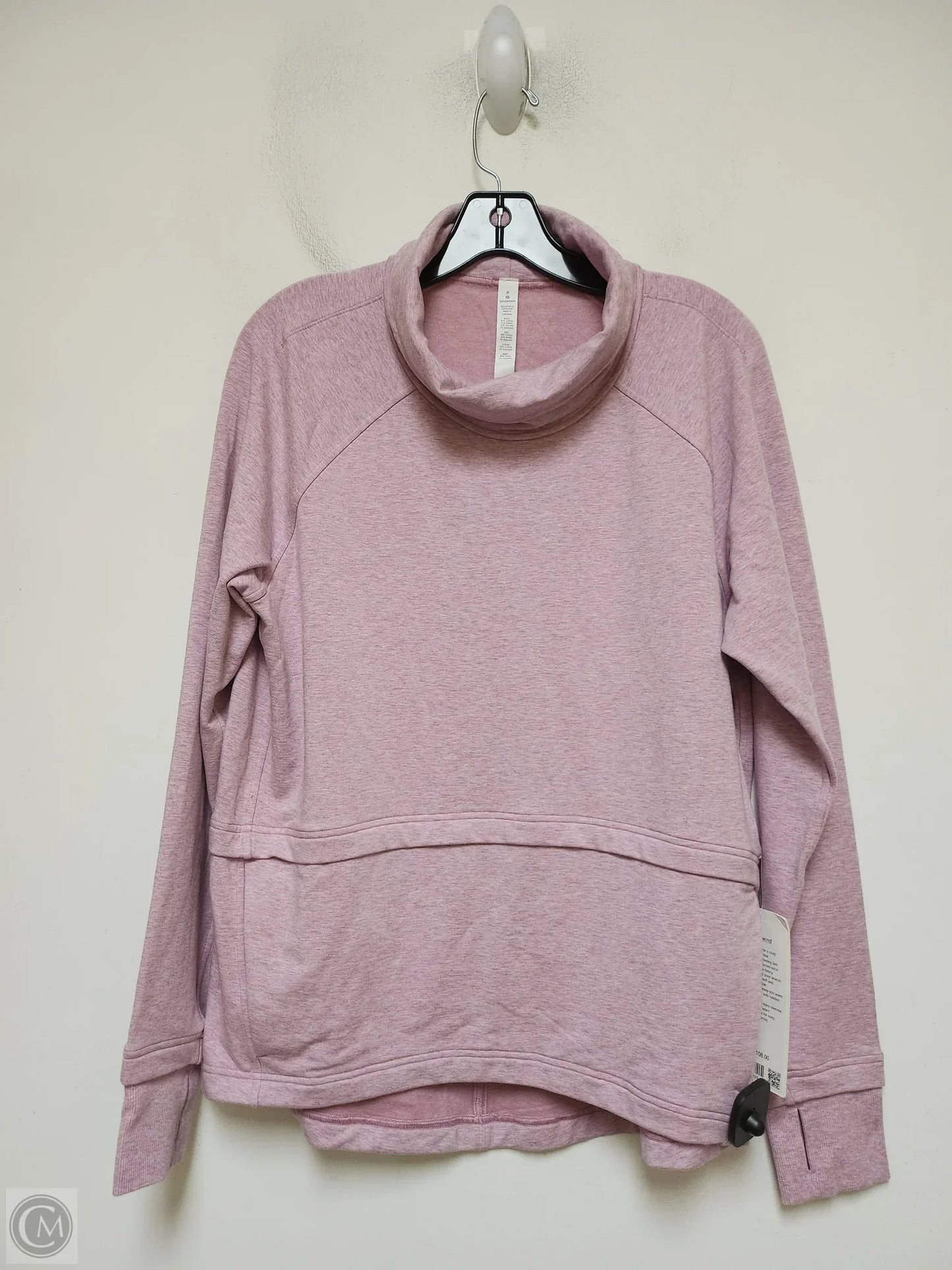 Athletic Sweatshirt Crewneck By Lululemon In Purple, Size: 8