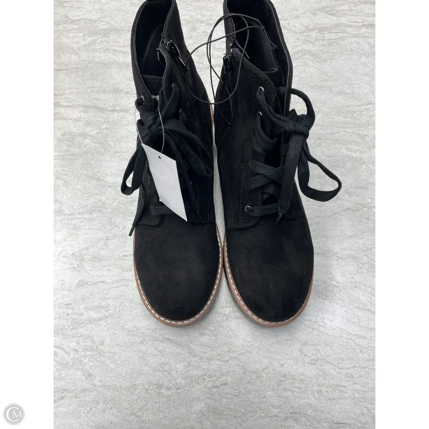 Boots Ankle Flats By Kensie In Black, Size: 9